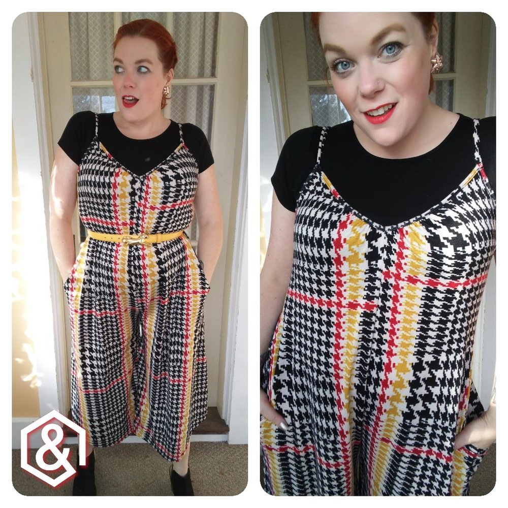 NWT Agnes & Dora Gathered V- Neck Jumpsuit